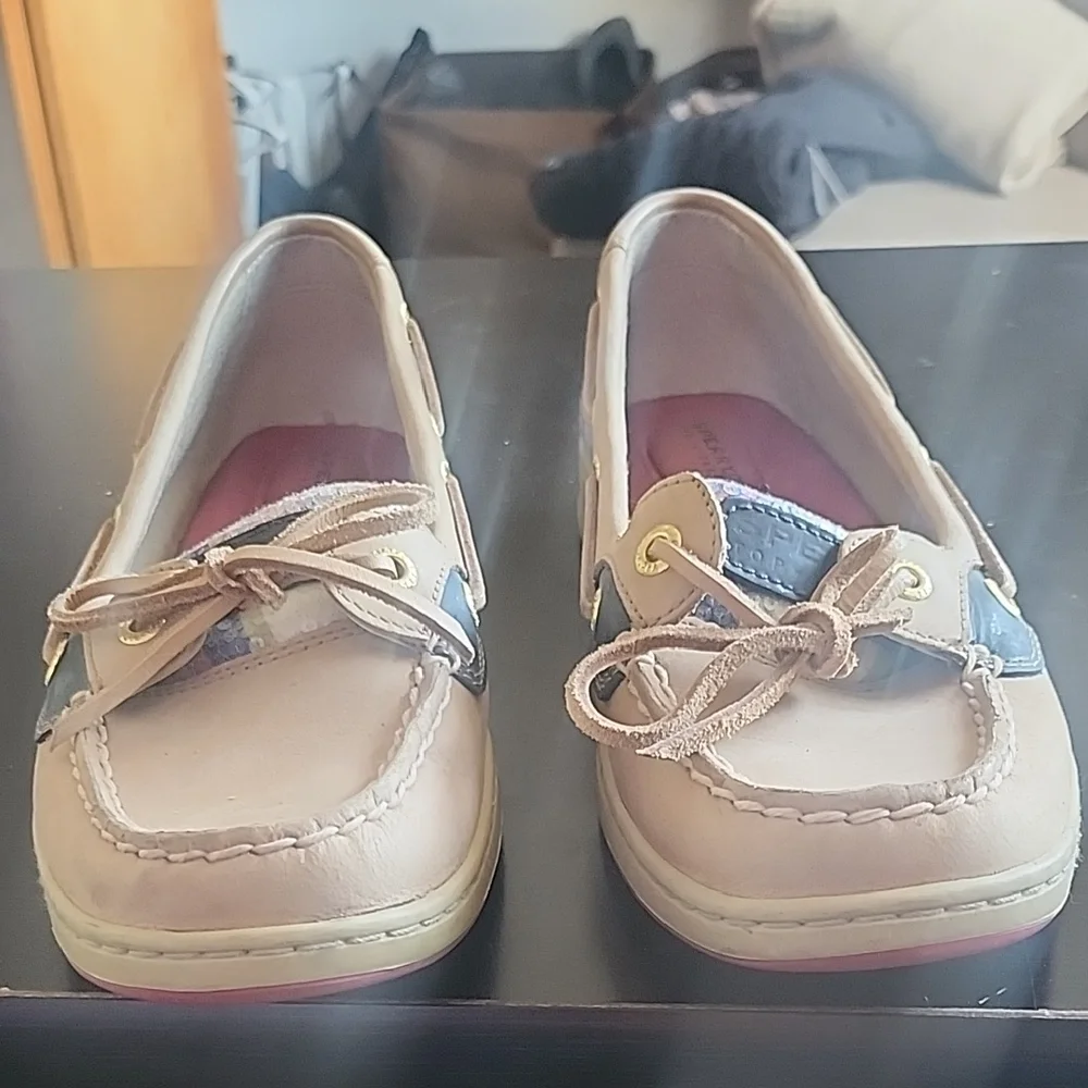 Sperry Kids' Blue and Pink Sneakers - Picture 3 of 4